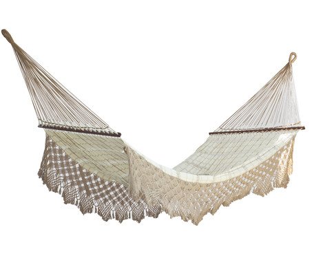 Rede Americana Indiana Natural Ziri Xadrez Bege e Natural