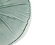Almofada Botão Redonda em Veludo Verde Água - 45x10cm, verde | WestwingNow