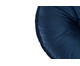 Almofada Botão Redonda em Veludo Marinho - 45x10cm, azul | WestwingNow