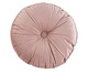 Almofada Botão Redonda em Veludo Rosé - 45x10cm, ROSé | WestwingNow