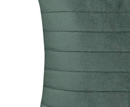 Almofada em Veludo  Ripado Verde - 30x50cm | WestwingNow