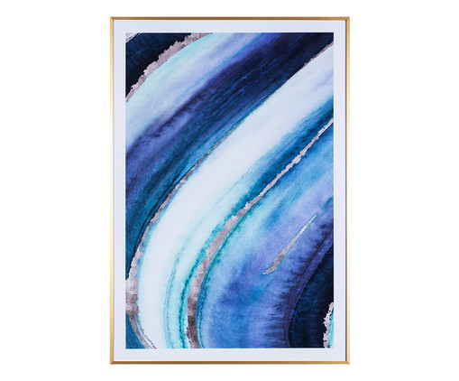 Quadro Tempo Glam, Azul | WestwingNow