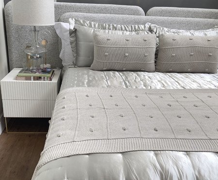 Peseira para Cama Bege Natural | Westwing