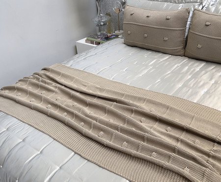 Peseira para Cama Bege Castor | Westwing