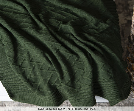 Manta Peseira Verde Militar | Westwing