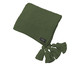 Manta Peseira Link com Tassel Verde Militar, Verde | WestwingNow