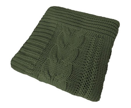 Manta Peseira Trançada Verde Militar