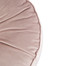 Almofada Botão Redonda em Veludo Bege - 45x10cm, BEGE | WestwingNow
