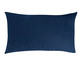 Almofada em Veludo Zig Zag Marinho - 30x50cm, azul | WestwingNow