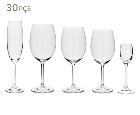 Jogo de Taças em Cristal Ecológico Gastro | Westwing