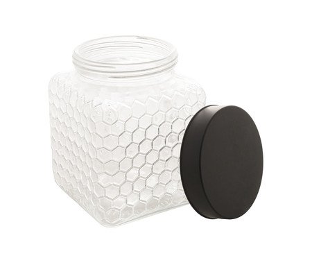 Jogo de Potes Colméia Preto | Westwing