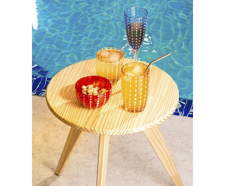 Jogo de Copos Orquídea Âmbar | Westwing