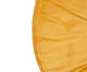 Almofada Botão Redonda em Veludo Lateral Ripado Dourada - 45x12cm, dourado | WestwingNow
