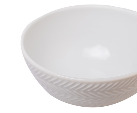 Jogo de Bowls em Porcelana Lucerne - Branco | WestwingNow