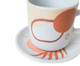 Jogo de Xícaras para Chá em Porcelana Sanharó - 06 Pessoas, Branco,Marrom | WestwingNow