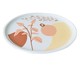 Jogo de Pratos para Sobremesa em Porcelana Sanharó - Colorido, Branco,Marrom | WestwingNow