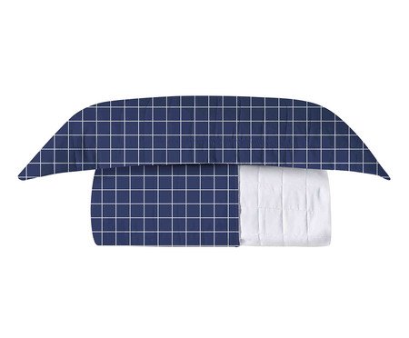 Jogo de Cobre-Leito Latur 200 Fios Marinho | Westwing