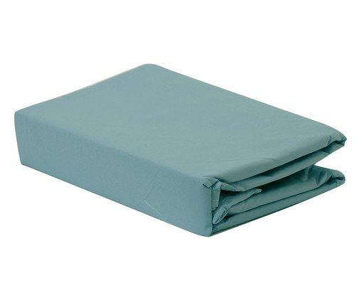 Lençol Inferior Prime 200 Fios Azul, Azul | WestwingNow