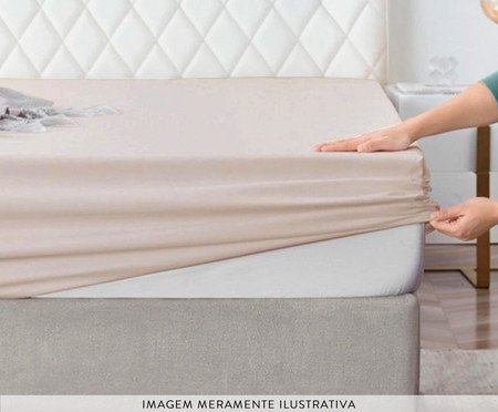 Lençol Inferior Prime 200 Fios Palha | Westwing