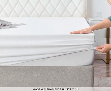 Lençol Inferior Prime 200 Fios Branco | Westwing