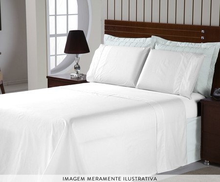 Lençol Inferior Prime 200 Fios Branco | Westwing
