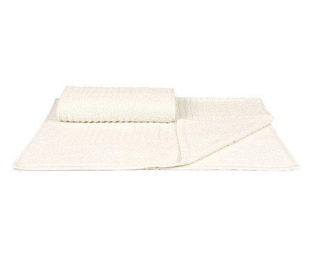 Jogo de Toalhas de Piso Basic Off-White | Westwing