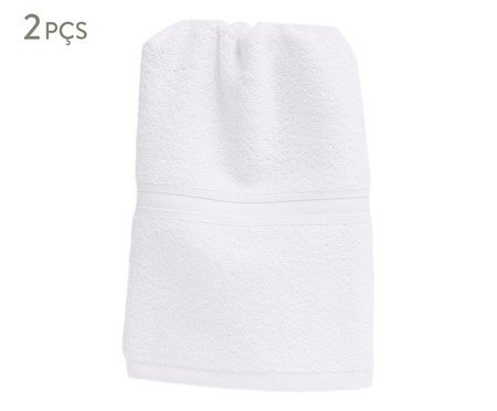 Toalha Egípcio Planite 500G/M² Branco - 30X50cm | Westwing