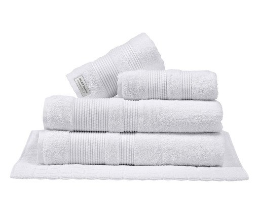 Jogo de Toalhas Banhão Egípcio Aliance Branca 500G/M², Branco | WestwingNow