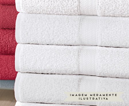 Toalha Nobre Branco 500 G/M² - 81X150cm | Westwing