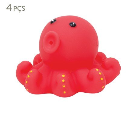 Jogo de Brinquedos para Banho Mar