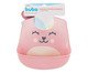 Babador de Silicone com Pega Migalhas Gumy Rosa, Colorido | WestwingNow
