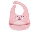 Babador de Silicone com Pega Migalhas Gumy Rosa, Colorido | WestwingNow