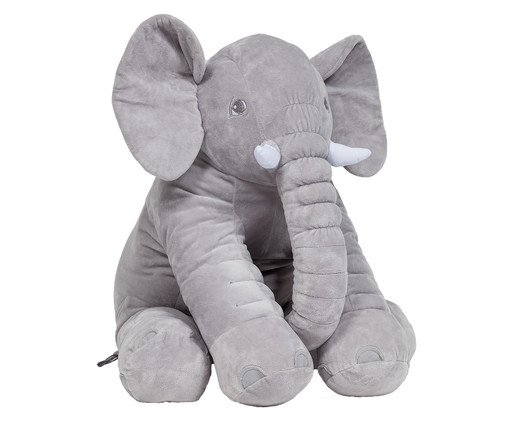 Almofada Elefante Gigante Cinza, Colorido | WestwingNow