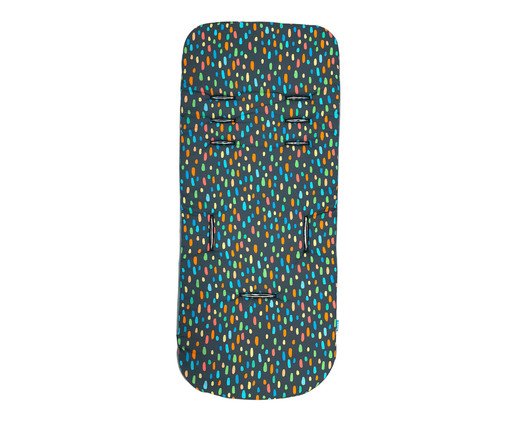 Almofada para Carrinho Drops Azul Marinho, Colorido | WestwingNow