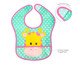 Babador com Bolso Girafa Rosa, Colorido | WestwingNow