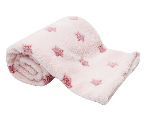 Mantinha Estrelinhas Rosa, Colorido | WestwingNow