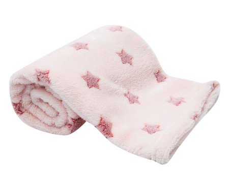 Mantinha Estrelinhas Rosa