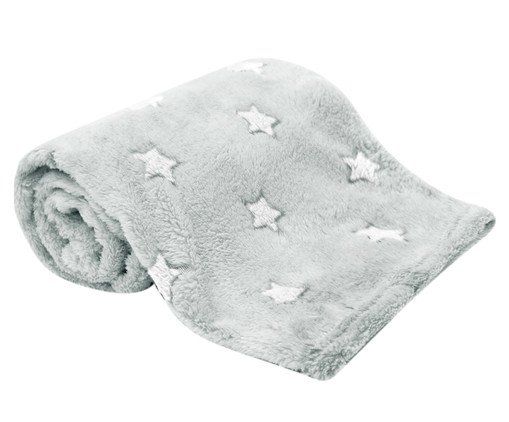 Manta Infantil Estrelinhas Cinza, Colorido | WestwingNow