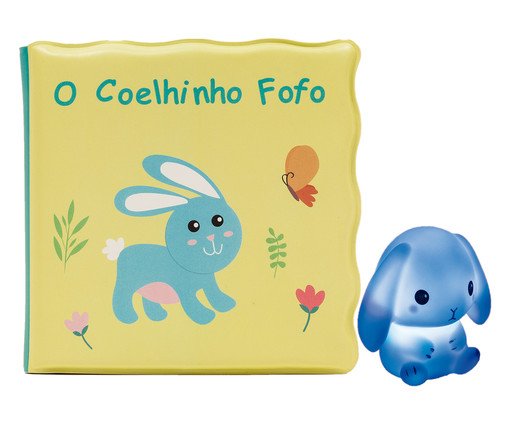 Jogo de Livrinho e Coelinho para Banho, Colorido | WestwingNow