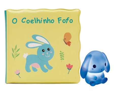 Jogo de Livrinho e Coelinho para Banho