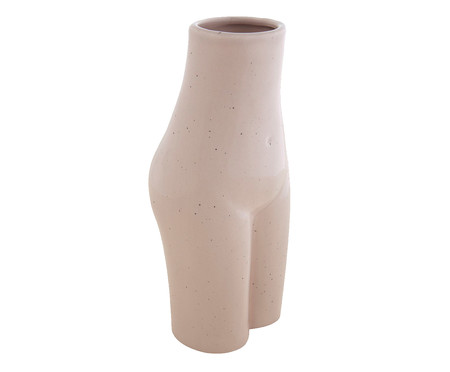 Vaso em Cerâmica Mulher - Bege