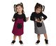Vestido Dupla Face Pied de Poule Vermelho e Jeans Black, Colorido | WestwingNow