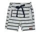 Bermuda Moletom Listras Branco e Preto, Colorido | WestwingNow