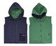 Colete Dupla Face Azul Marinho e Verde, Verde | WestwingNow