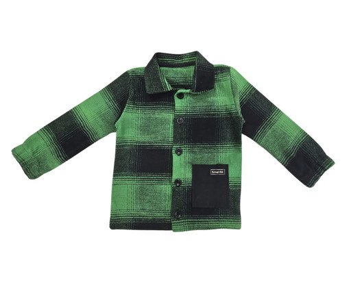 Casaco Xadrez Verde e Preto, Verde | WestwingNow