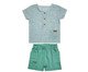 Conjunto Camisa e Shorts Verde, Colorido | WestwingNow