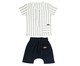 Conjunto Blusa e Bermuda Preta, Colorido | WestwingNow