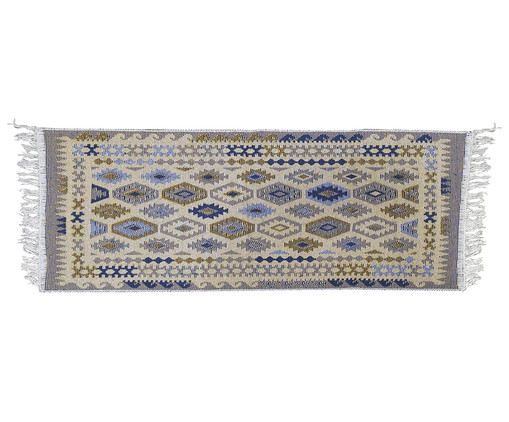 Passadeira Indiana Kilim Azul, Azul | WestwingNow