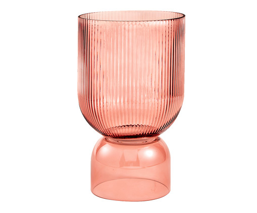 Vaso em Vidro Elof - Rosé, Rosé | WestwingNow