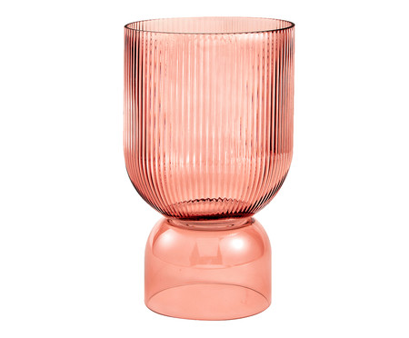 Vaso em Vidro Elof - Rosé